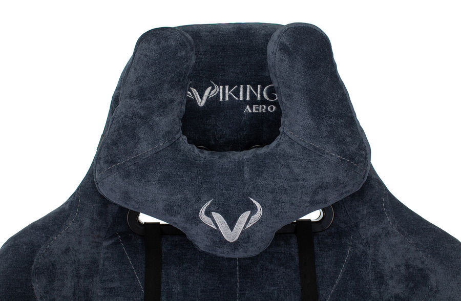 Кресло игровое Бюрократ VIKING KNIGHT LT27 FABRIC синий крестовина металл