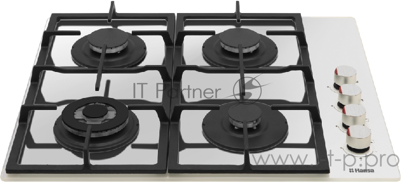 Газовая варочная поверхность Hansa BHKW621531 белый