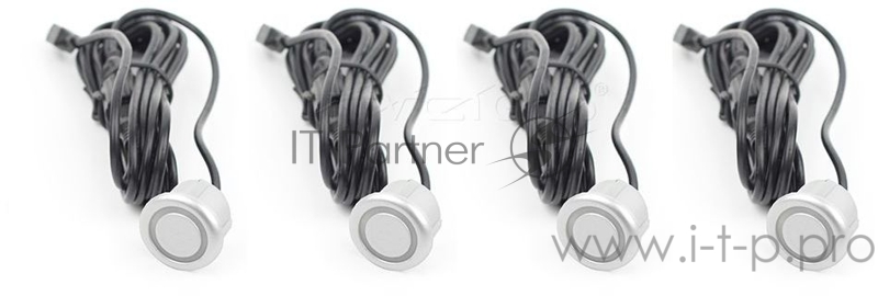 Парковочный Радар ACV APS-231 4 датчика 18мм белый