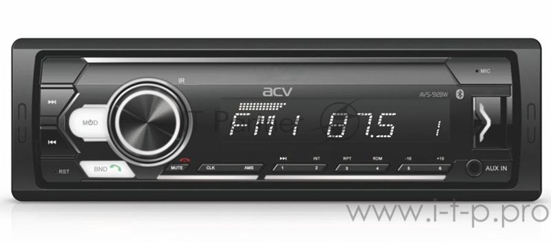 Автомагнитола ACV AVS-912BW 1DIN 4x50Вт