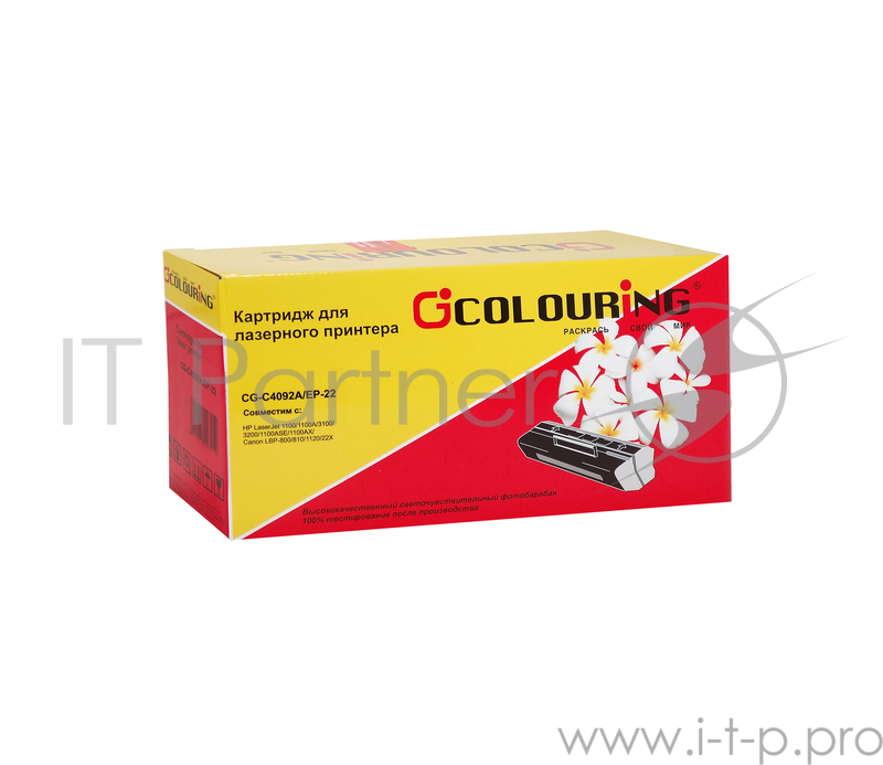 Картридж CG-C4092A/EP-22 для принтеров HP LJ1100/1100A/3100/3200/1100ASE LBP-800/810/1120/22X 2500 копий Colouring