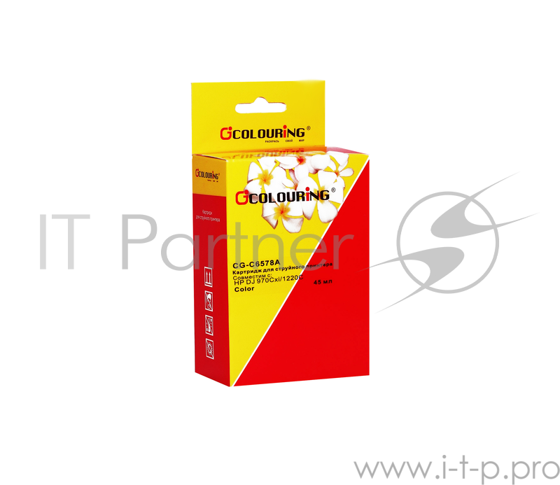 Картридж CG-C6578A для принтеров HP DJ 970Cxi/1220С/1280/6122 Color водные Colouring