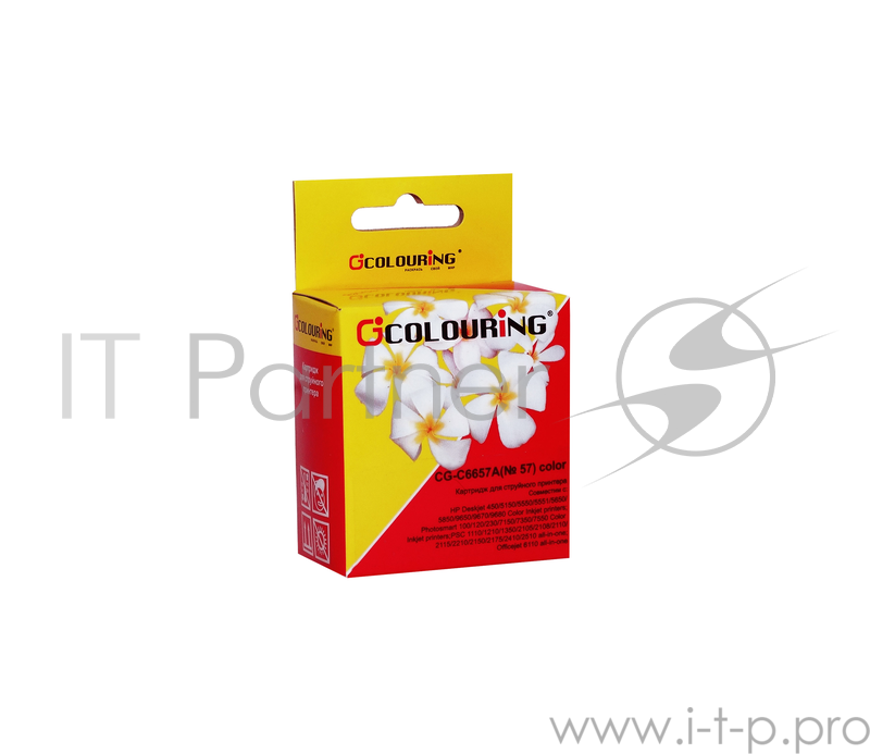 Картридж CG-C6657A для принтеров HP DJ 450/2400/5550/7150/7350/7550/P 4105/Fax 1240 Color 17.4 мл водные Colouring