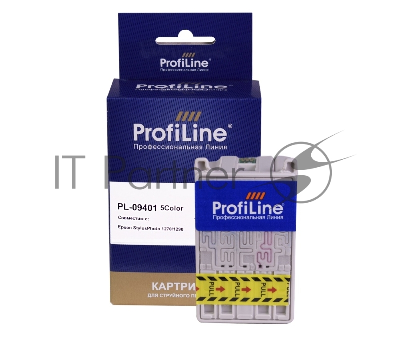 Картридж PL-09401 для принтеров Epson StylusPhoto 1270/1290 5Color водн ProfiLine