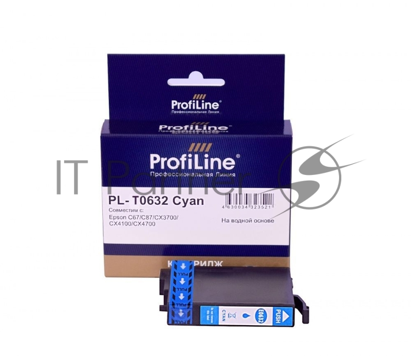 Картридж PL-0632 для принтеров Epson C67/C87/CX3700/CX4100/CX4700 Cyan пигментные ProfiLine