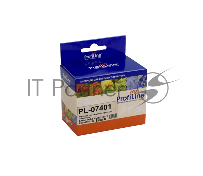 Картридж PL-07401 для принтеров Epson StylusPhoto 790/870/890/1270/1290 Black водн ProfiLine