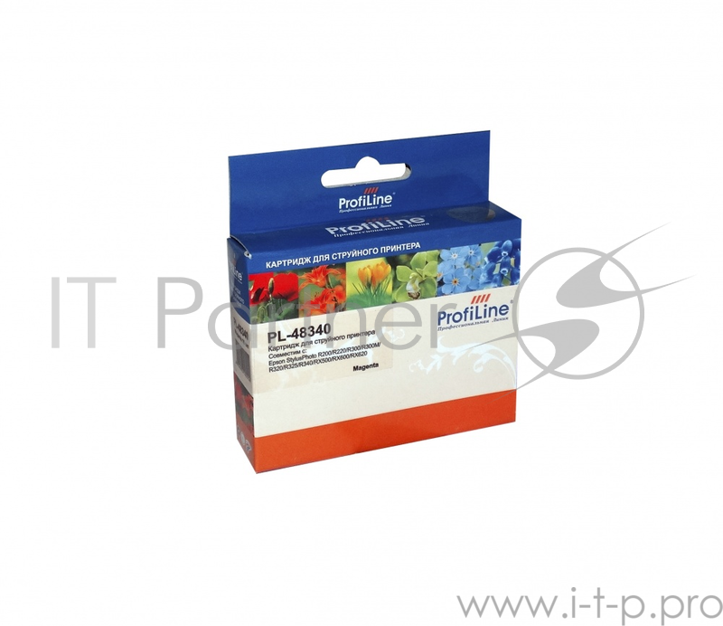 Картридж PL-48340 для принтеров Epson StylusPhoto R200/R220/R300/R300M/R320/R325 Magenta водн ProfiLine