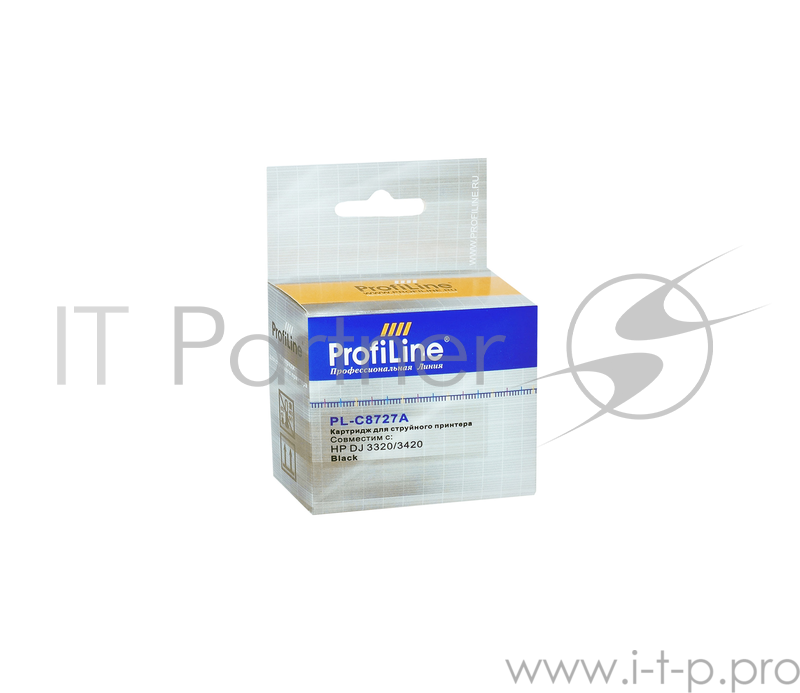 Картридж PL-C8727A для принтеров HP DJ 3320/3420/3845 Black водн ProfiLine