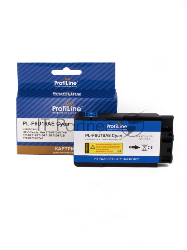 Картридж струйный совместимый PL-F6U16AE №953XL для HP OfficeJet Pro 8710/8715/8720/8730/8210/8725 Cyan PL