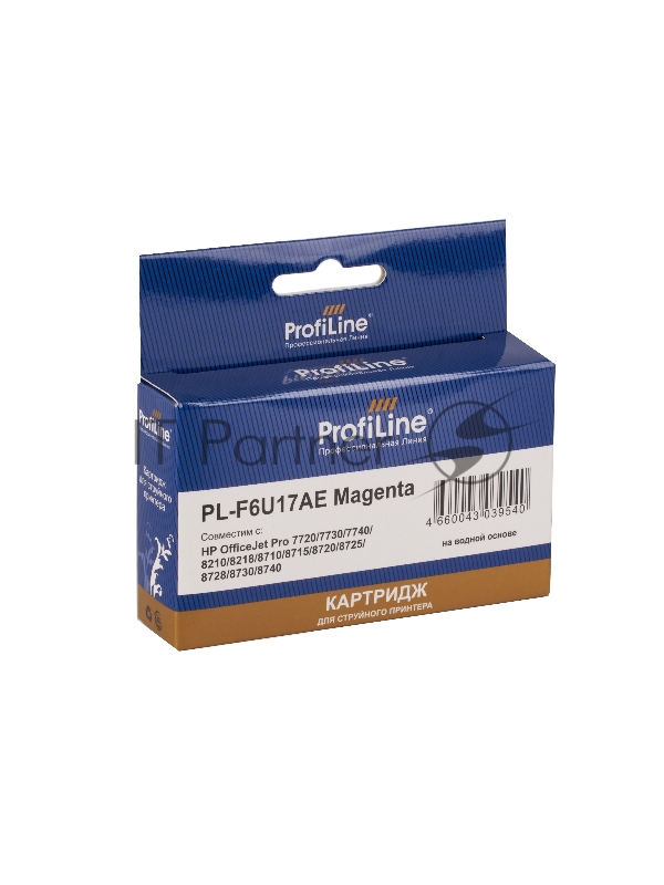 Картридж струйный совместимый PL-F6U17AE №953XL для HP OfficeJet Pro 8710/8715/8720/8730/8210/8725 Magenta PL