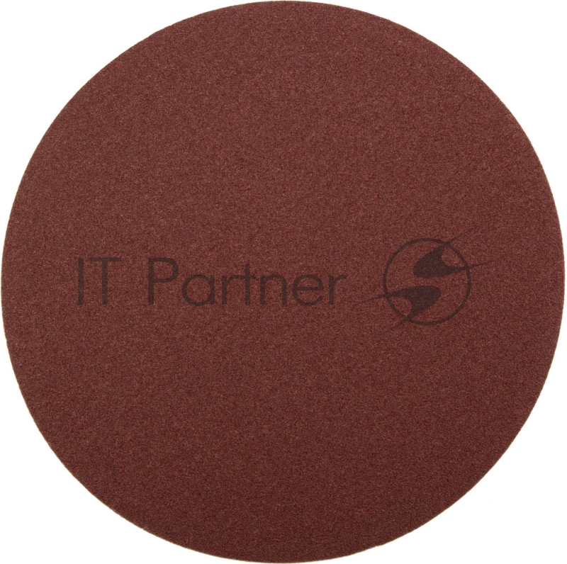 Круг шлифовальный ЗУБР МАСТЕР (35563-125-100) универсальный, из абразивной бумаги на велкро основе, без отверстий, Р100, 125мм, 5шт