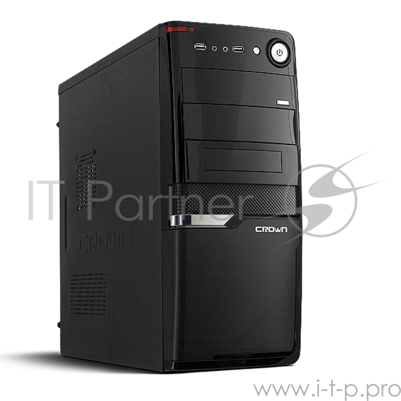 Корпус CROWN Корпус Miditower CMC-SM160 black ATX (CM-PS450W smart)