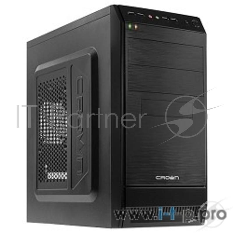 Корпус MiniTower CROWN CMC-402 black mATX (CM-PS450office)