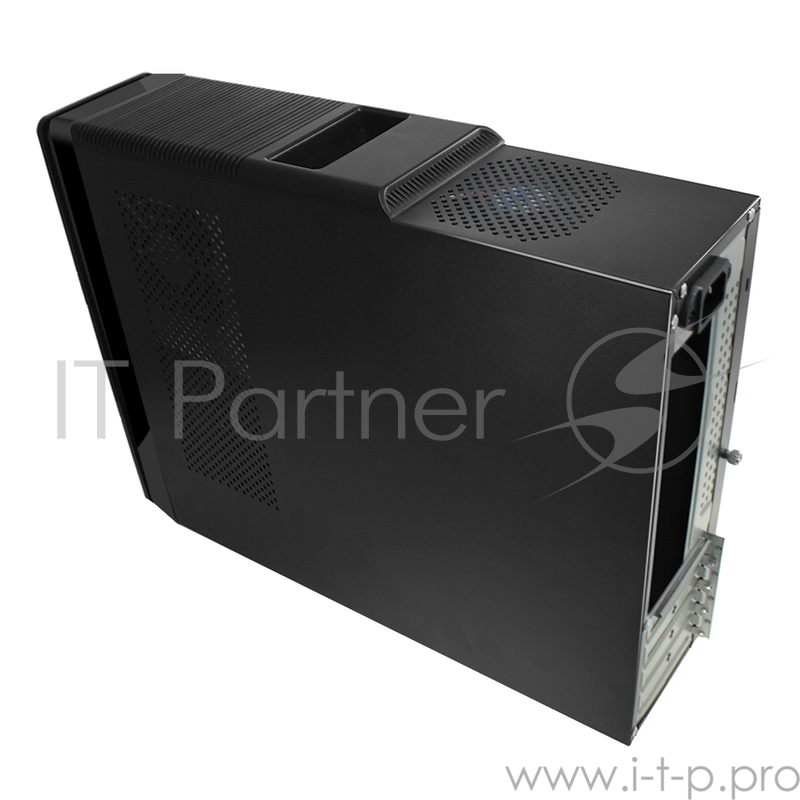 Корпус CROWN Корпус Desktop CMC-1907 black ITX (БП CM-PS300W, Micro ATX,Mini-ITX, отсеки 5,25*1, 3,5*1 3,5/2,5*1 2*USB 2.0 картридер встроенный кулер 80мм размер 420*100*300мм)
