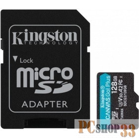 Карта памяти 128GB microSDXC Canvas Go Plus 170R A2 U3 V30 Card + ADP EAN: 740617301182