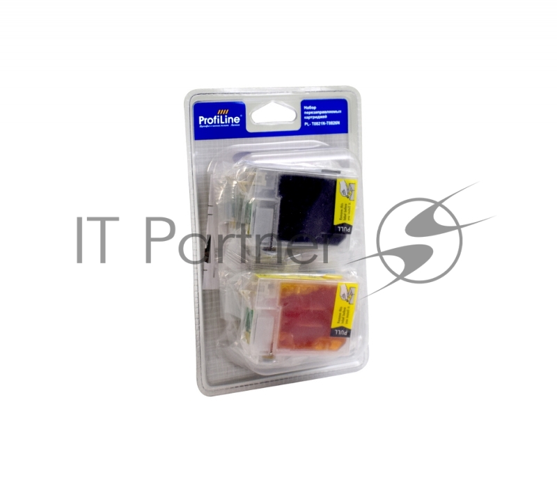 Перезаправляемые картриджи T08014-T08064 для Epson StylusPhoto P50/PX660/PX720WD/PX820WD заправленные 6*14,6 мл с чипом водные ProfiLine