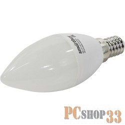 Вспомогательные элементы и аксессуары Светодиодная (LED) Лампа Smartbuy-C37-07W/6000 (SBL-C37-07-60K-E14)
