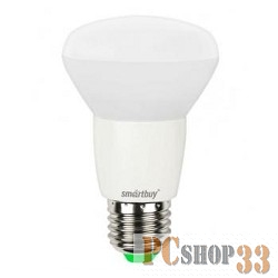 Вспомогательные элементы и аксессуары Светодиодная (LED) Лампа Smartbuy-R63-08W/6000/E27 (SBL-R63-08-60K-E27)
