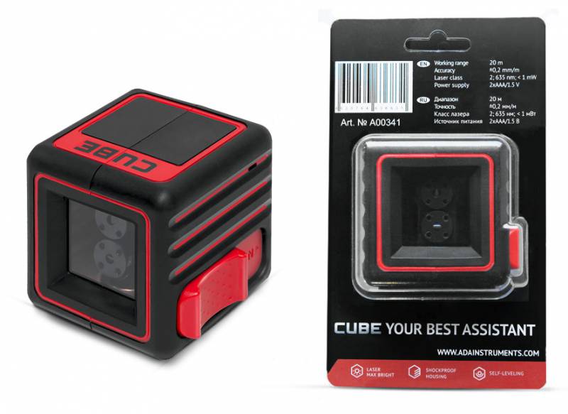 Лазерный нивелир Ada Cube Basic Edition