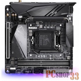 Материнская плата LGA1200, 2 x DDR4 DIMM 2133 (5000 OC), Mini-ITX, Z490I AORUS ULTRA, RTL