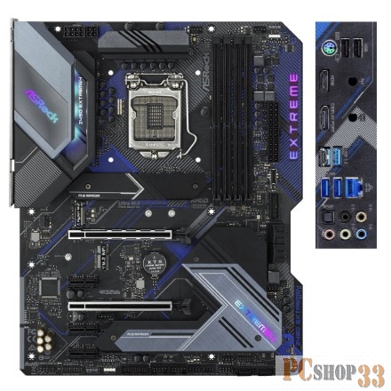 Материнская плата Asrock Z490 EXTREME4 Soc-1200 Intel Z490 4xDDR4 ATX AC`97 8ch(7.1) 2.5Gg RAID+HDMI+DP