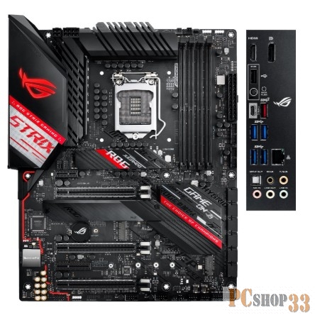 Материнская плата Asus ROG STRIX Z490-H GAMING Soc-1200 Intel Z490 4xDDR4 ATX AC`97 8ch(7.1) 2.5Gg RAID