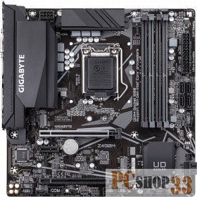 Материнская плата Gigabyte Z490M Soc-1200 Intel Z490 4xDDR4 mATX AC`97 8ch(7.1) GbLAN RAID+DVI+HDMI+DP