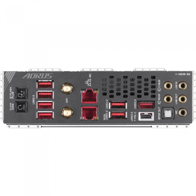 TRX40 AORUS XTREME, Socket sTRX4, AMD TRX40, 8xDDR4-3200, 4xPCI-Ex16, 8xSATA3(RAID 0/1/10), 3xM.2, 8 Ch Audio, 2x10Gb Lan, Wi-Fi, (0+4)xUSB2.0, (7+4)