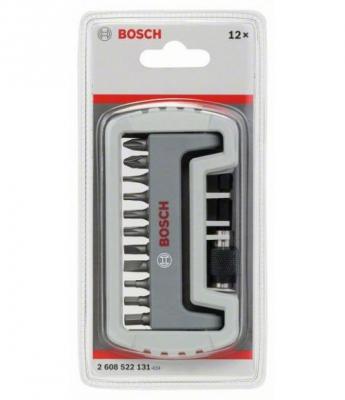 Биты Bosch 2608522131 Набор бит 12шт.+быстросмен. держ.