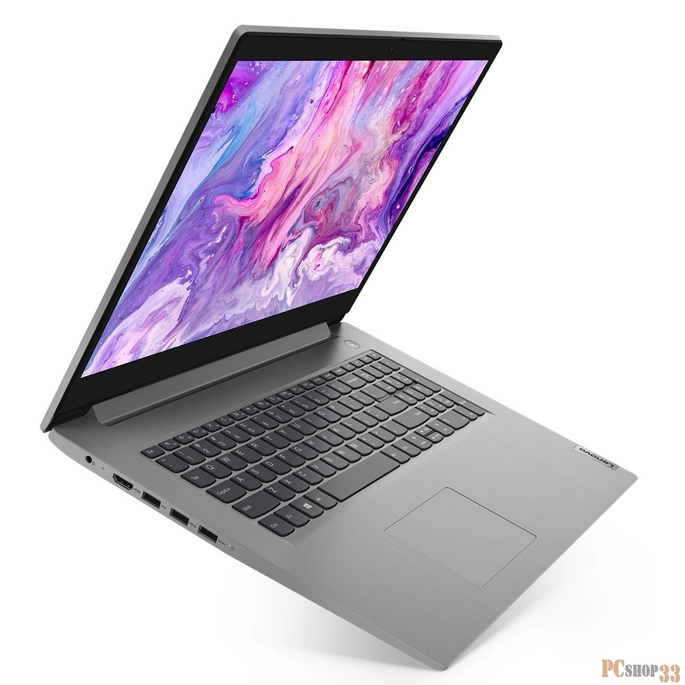 Ноутбук Lenovo IdeaPad 3 17IML05 17,3 HD+ TN/ Pen-6405U/ 4Gb/ 1Tb HDD/ UMA/ DOS/ Platinum Grey