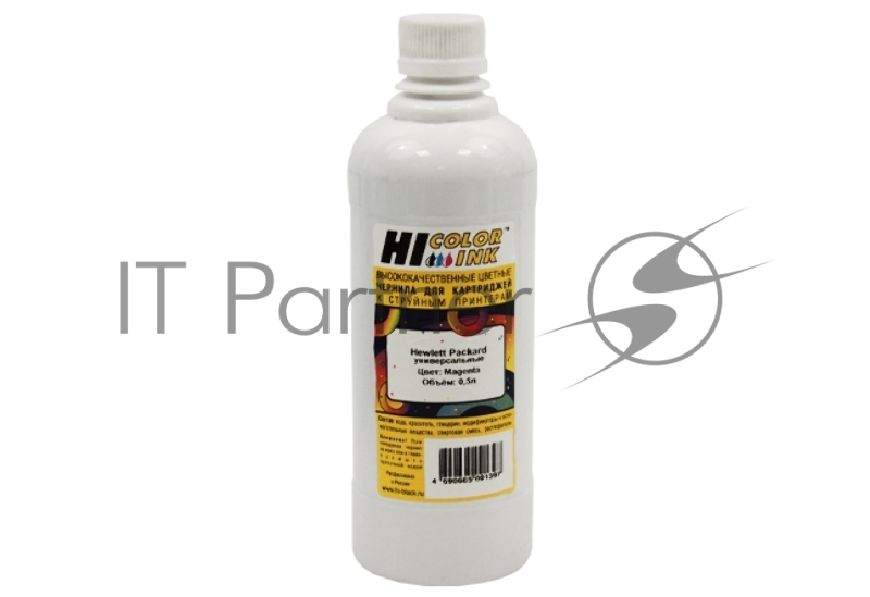 Чернила HP водные (Hi-Color) унив, 0,5л, magenta