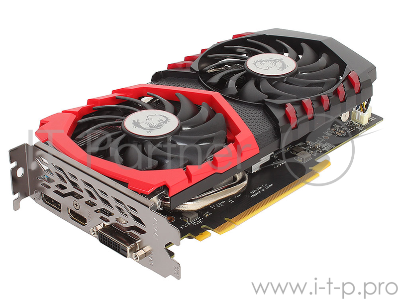 Видеокарта MSI GTX 1050 Ti GAMING 4G RTL {GTX 1050TI, 4096Mb, 128bit, GDDR5, DVIx1 / HDMIx1 / DPx1 / HDCP}
