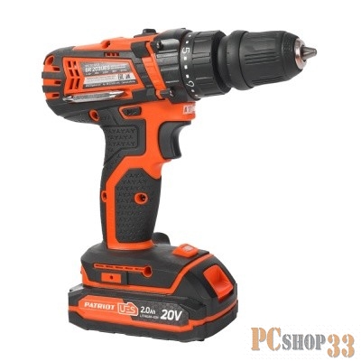 Дрель-шуруповерт аккумуляторная PATRIOT BR 203UES