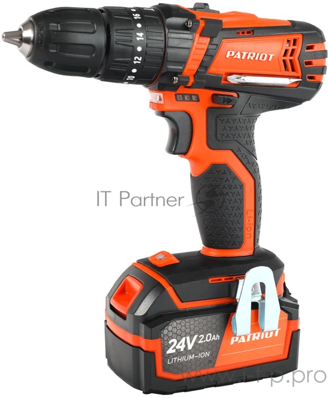 Дрель-шуруповерт аккумуляторная PATRIOT BR 241ES-h