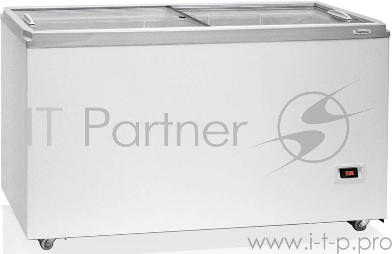 Морозильный ларь Бирюса Б-455DZQ белый 181Вт