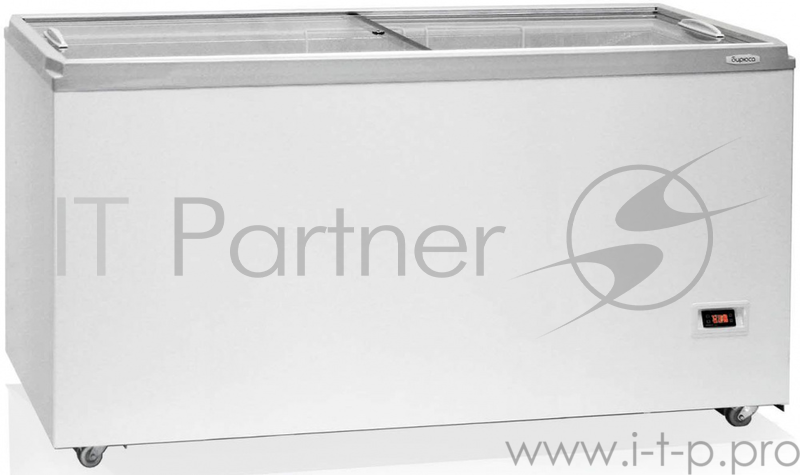 Морозильный ларь Бирюса Б-560DZQ белый 312Вт