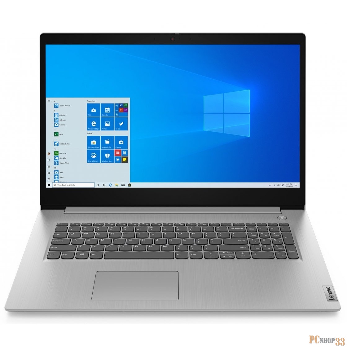 Ноутбук 17.3 IPS FHD Lenovo IdeaPad 3 grey (Pen 6405U/8Gb/1Tb/noDVD/VGA int/DOS) (81WC000HRK)