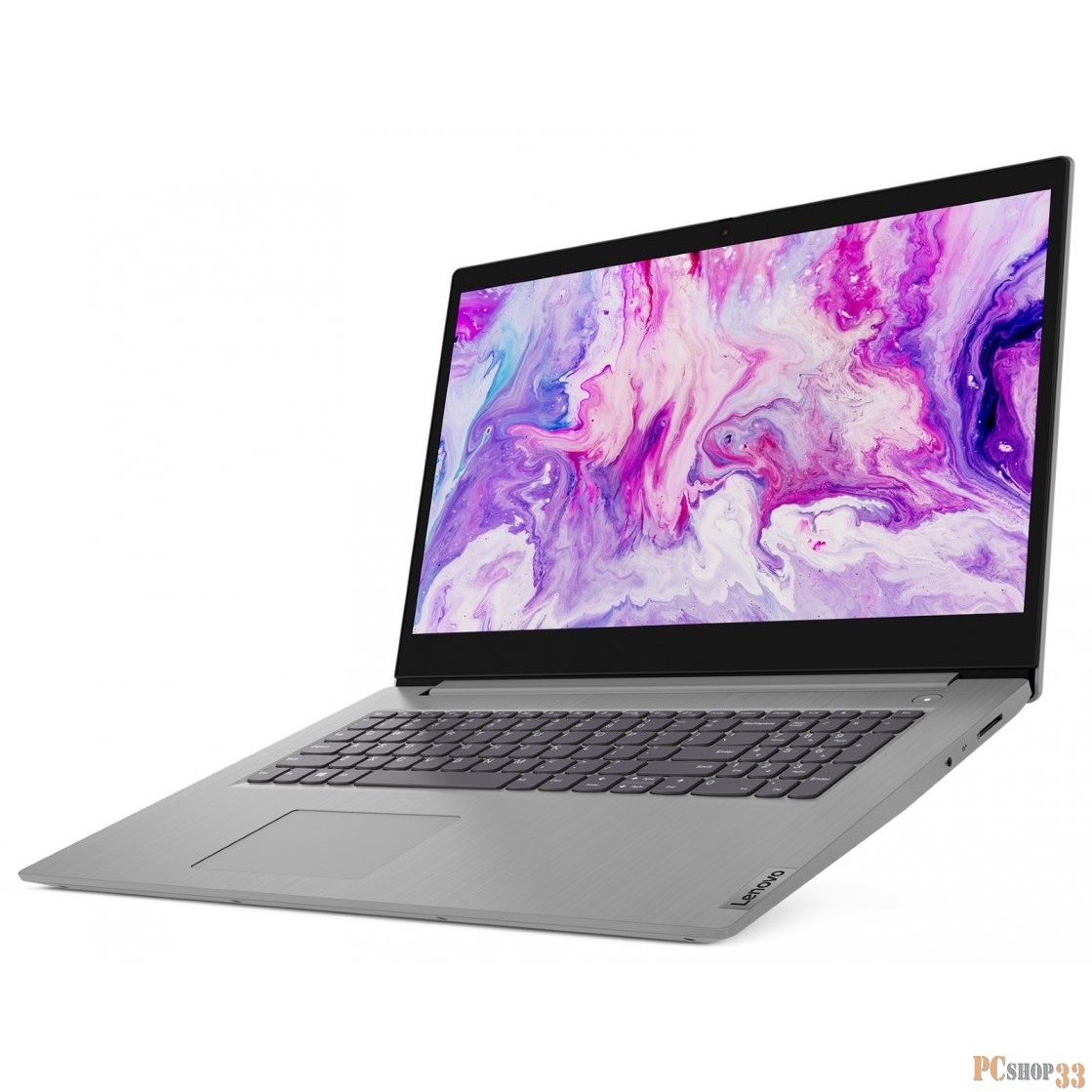 Ноутбук 17.3 IPS FHD Lenovo IdeaPad 3 grey (Pen 6405U/8Gb/1Tb/noDVD/VGA int/DOS) (81WC000HRK)