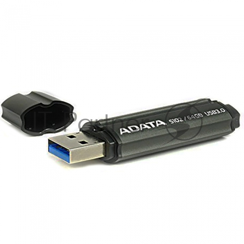 Носитель информации A-DATA Flash Drive 64Gb S102P AS102P-64G-RGY {USB3.0, Grey}