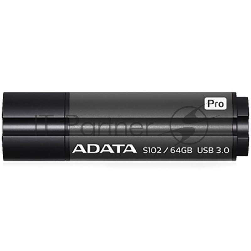 Носитель информации A-DATA Flash Drive 64Gb S102P AS102P-64G-RGY {USB3.0, Grey}