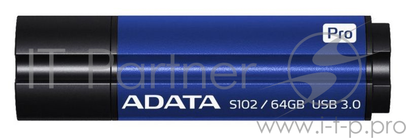Носитель информации A-DATA Flash Drive 64Gb S102P AS102P-64G-RBL {USB3.0, Blue}
