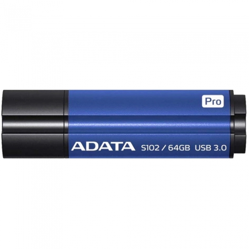 Носитель информации A-DATA Flash Drive 64Gb S102P AS102P-64G-RBL {USB3.0, Blue}