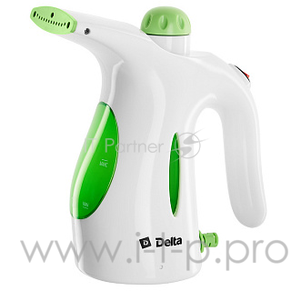 Отпариватель DELTA DL-655Р (Мощность 600 Вт. Объем резервуара 260мл. Готовность пара 3 мин. Время непрерывной работы 15 мин. Мощный и быстрый поток пара. Быстро удаляет складки на одежде. Корпус из высококач. пластика. Компактный размер. Насадка-щетк