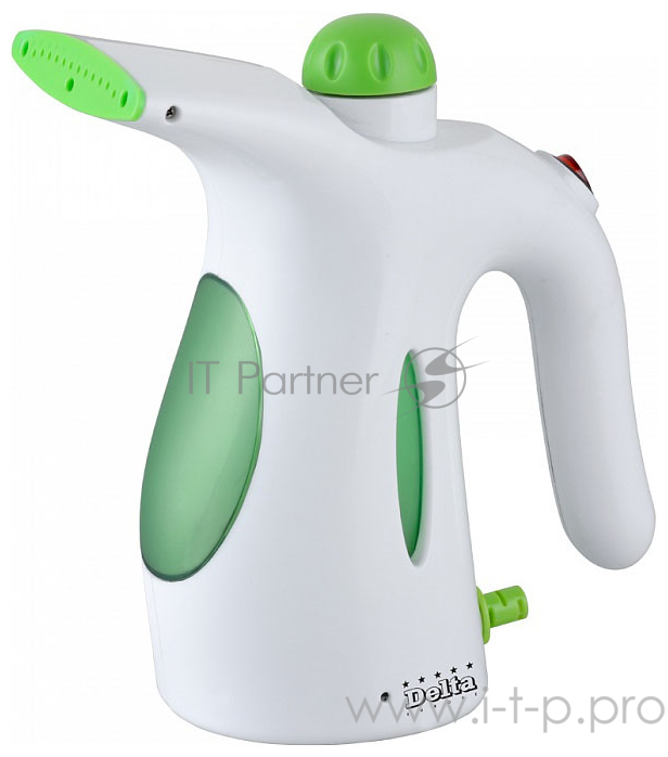 Отпариватель DELTA DL-655Р (Мощность 600 Вт. Объем резервуара 260мл. Готовность пара 3 мин. Время непрерывной работы 15 мин. Мощный и быстрый поток пара. Быстро удаляет складки на одежде. Корпус из высококач. пластика. Компактный размер. Насадка-щетк