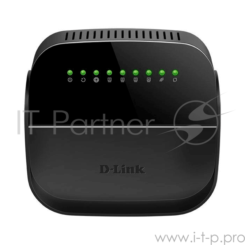 Роутер беспроводной D-Link DSL-2640U/R1A ADSL2+/VDSL2 черный