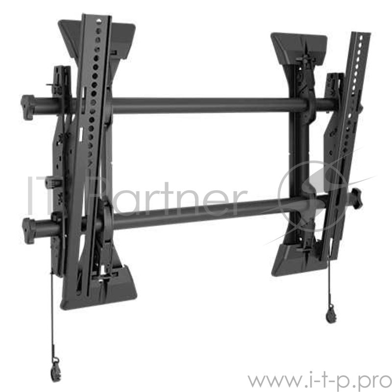 Кронштейн CHIEF Кронштейн настенный FUSION наклонный для плоских экранов 32-47, от +2° до -12°, до 56,7 кг, Landscape, 100x100 - 600x400 мм, Black