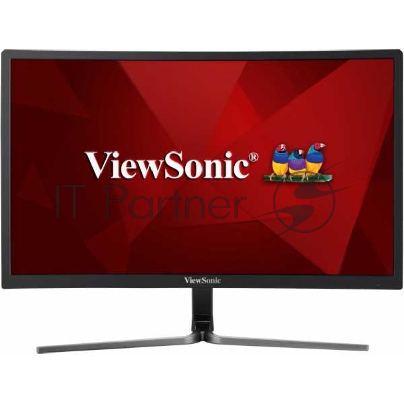 Монитор Viewsonic 23.6 VX2458-C-MHD VA SuperClear, 1920x1080, 3ms, 280cd/m2, 178°/178°, 80Mln:1, DVI, HDMI, DisplayPort, Free Sync, колонки, 144Hz, Glossy Black