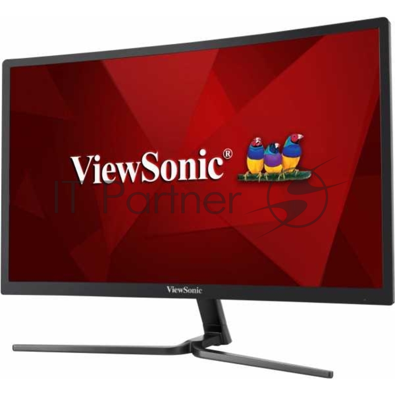 Монитор Viewsonic 23.6 VX2458-C-MHD VA SuperClear, 1920x1080, 3ms, 280cd/m2, 178°/178°, 80Mln:1, DVI, HDMI, DisplayPort, Free Sync, колонки, 144Hz, Glossy Black
