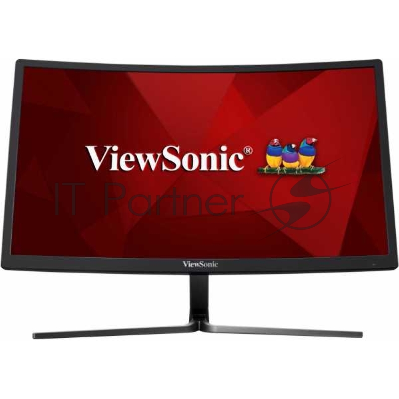 Монитор Viewsonic 23.6 VX2458-C-MHD VA SuperClear, 1920x1080, 3ms, 280cd/m2, 178°/178°, 80Mln:1, DVI, HDMI, DisplayPort, Free Sync, колонки, 144Hz, Glossy Black