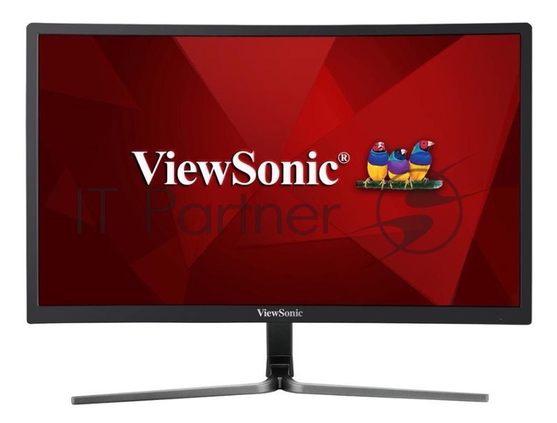 Монитор Viewsonic 23.6 VX2458-C-MHD VA SuperClear, 1920x1080, 3ms, 280cd/m2, 178°/178°, 80Mln:1, DVI, HDMI, DisplayPort, Free Sync, колонки, 144Hz, Glossy Black